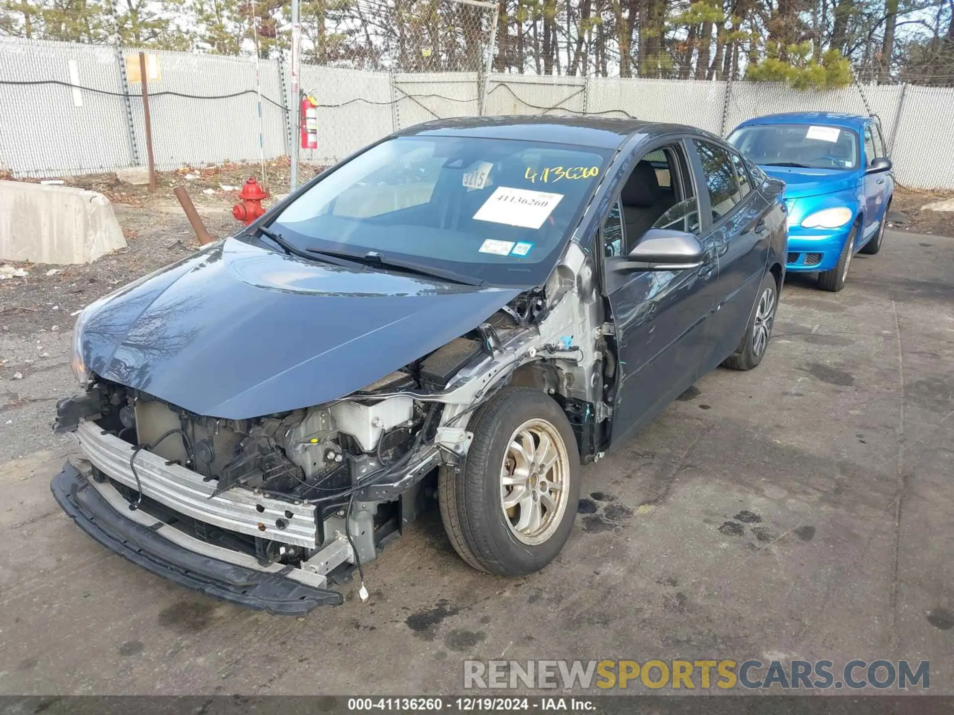 2 fotografías del automóvil dañado JTDL9MFU5N3032968 TOYOTA PRIUS 2022