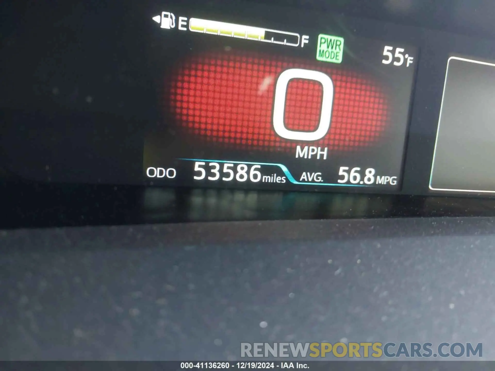 7 fotografías del automóvil dañado JTDL9MFU5N3032968 TOYOTA PRIUS 2022