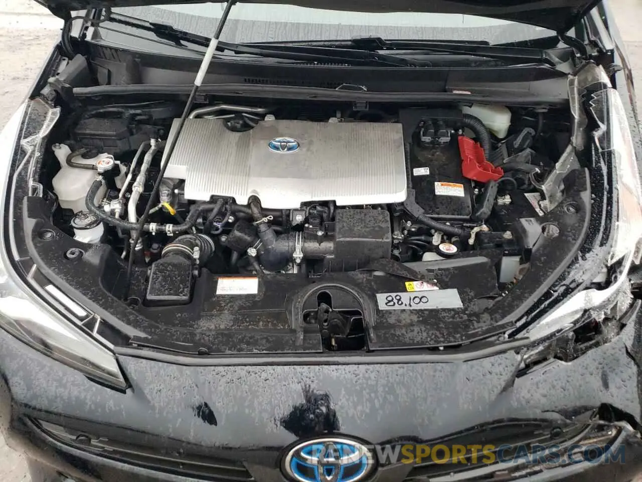 11 fotografías del automóvil dañado JTDL9MFU5N3035126 TOYOTA PRIUS 2022