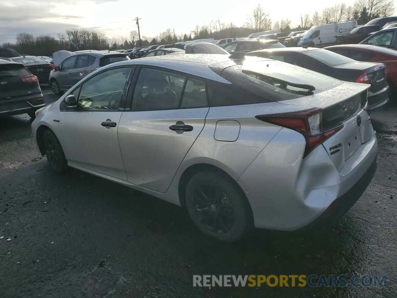 2 fotografías del automóvil dañado JTDL9MFU5N3035935 TOYOTA PRIUS 2022
