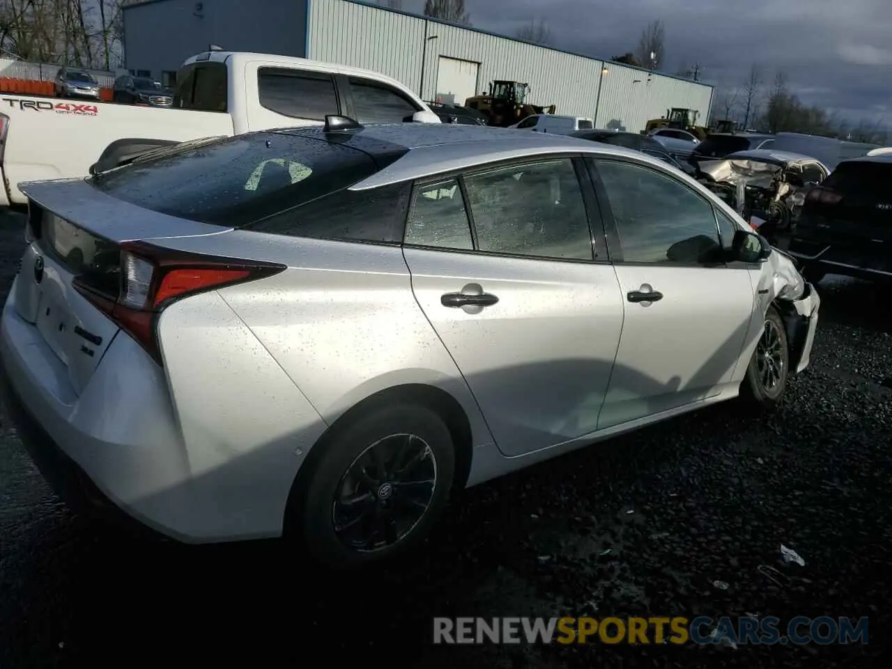 3 fotografías del automóvil dañado JTDL9MFU5N3035935 TOYOTA PRIUS 2022