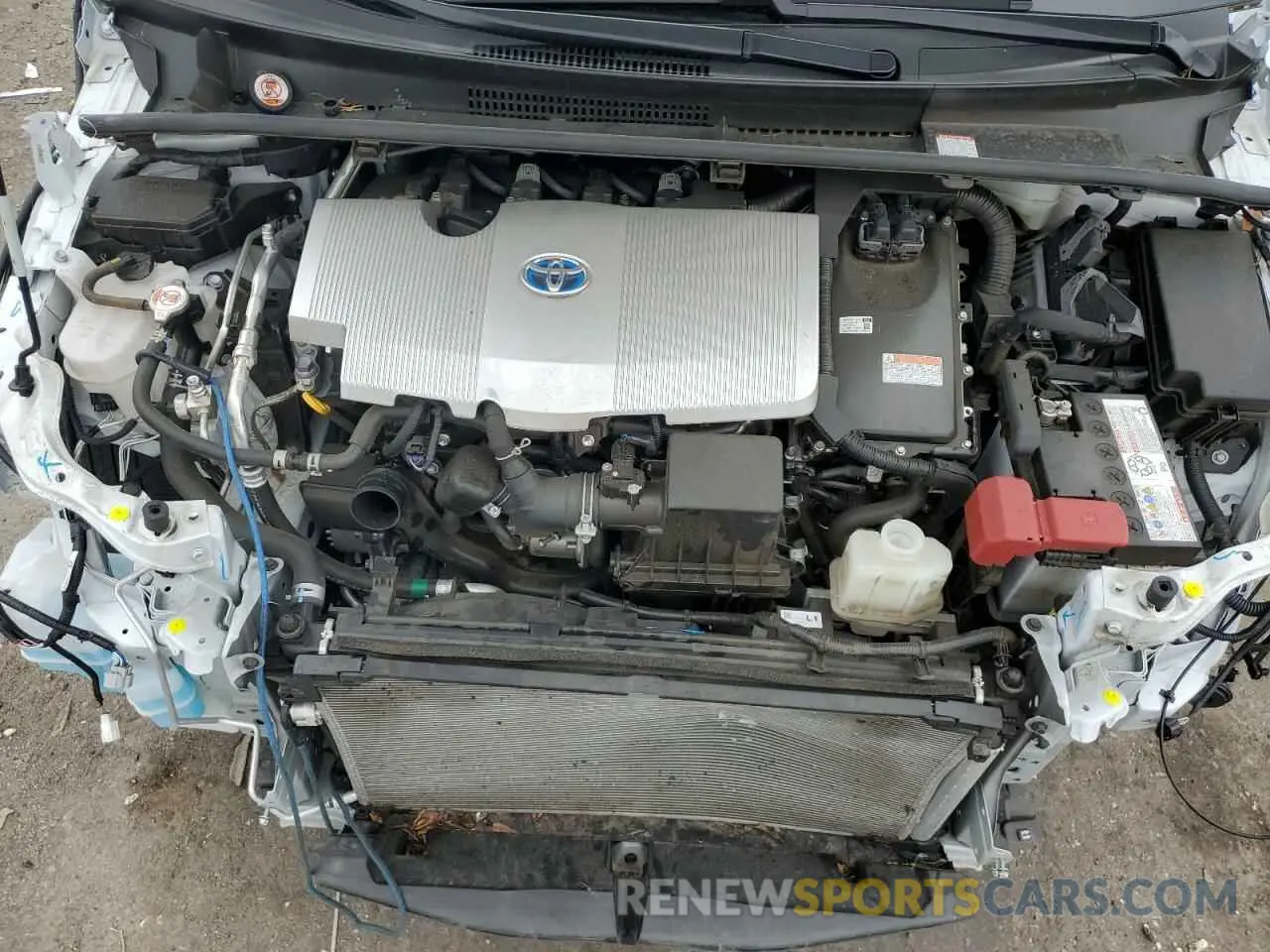 11 fotografías del automóvil dañado JTDL9MFU6N3035541 TOYOTA PRIUS 2022