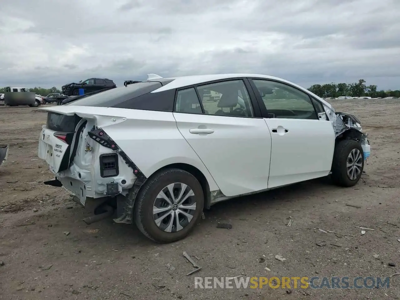 3 fotografías del automóvil dañado JTDL9MFU6N3035541 TOYOTA PRIUS 2022