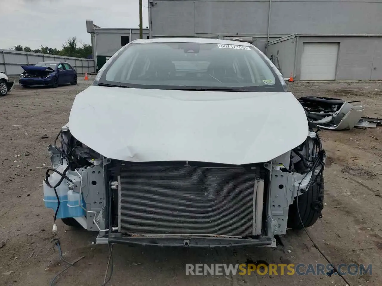 5 fotografías del automóvil dañado JTDL9MFU6N3035541 TOYOTA PRIUS 2022