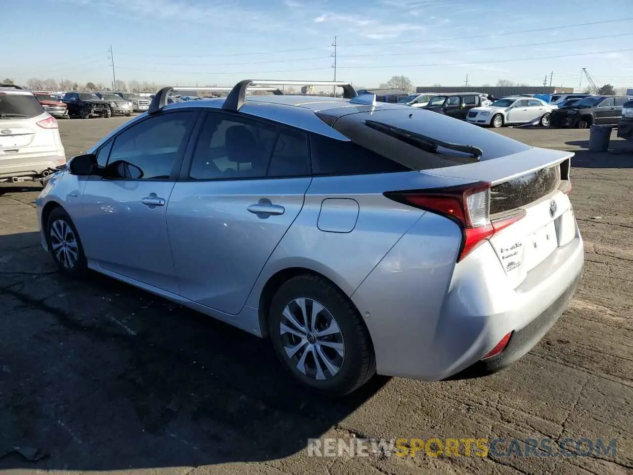 2 fotografías del automóvil dañado JTDL9MFU6N3037483 TOYOTA PRIUS 2022