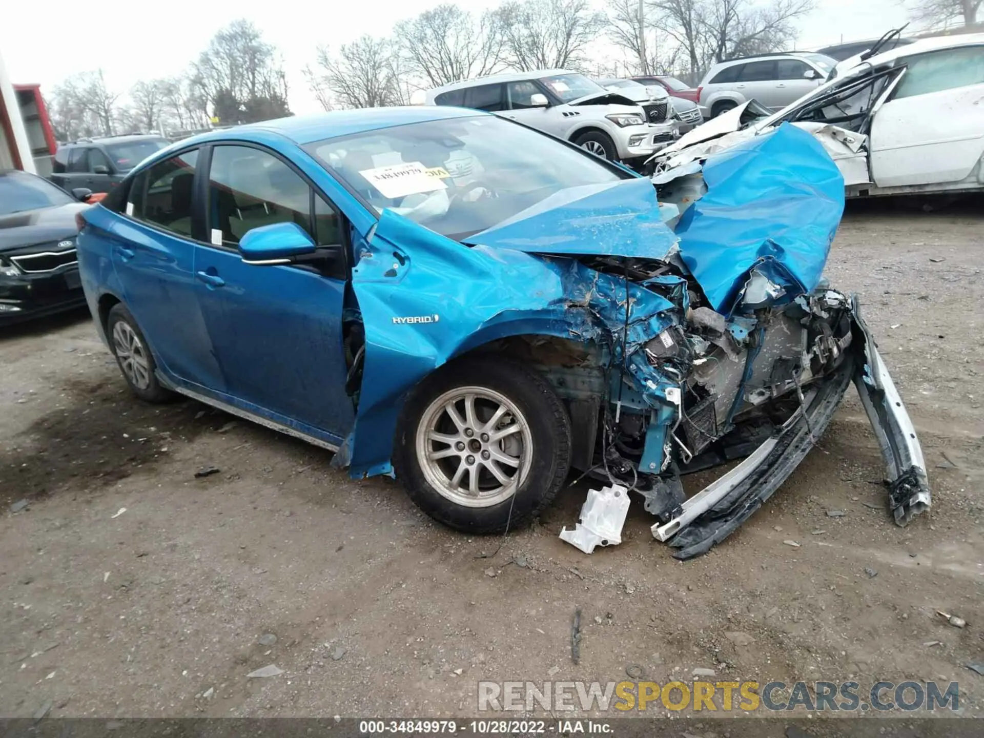 1 fotografías del automóvil dañado JTDL9MFU7N3036049 TOYOTA PRIUS 2022