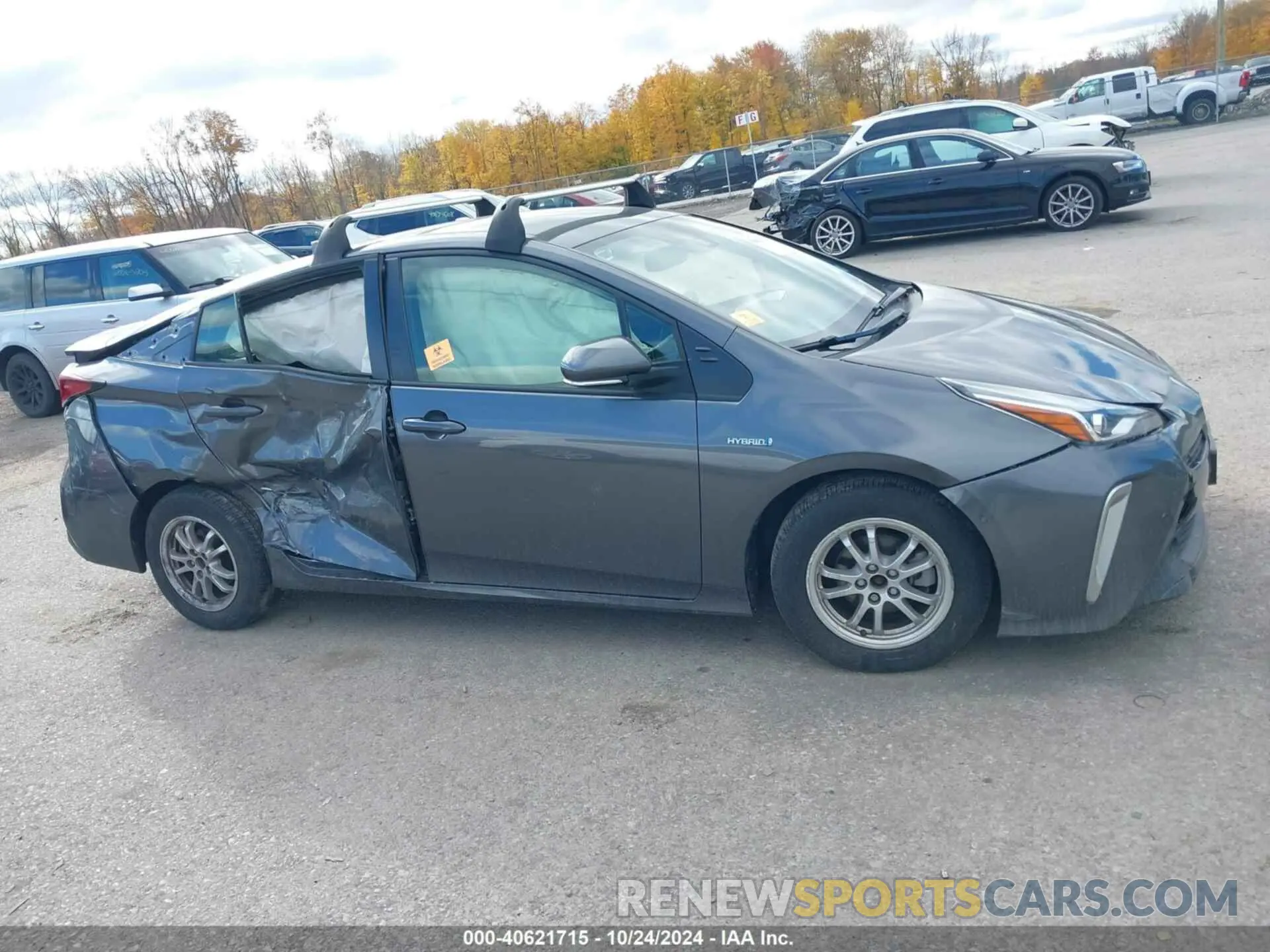 13 fotografías del automóvil dañado JTDL9MFU8N3040157 TOYOTA PRIUS 2022