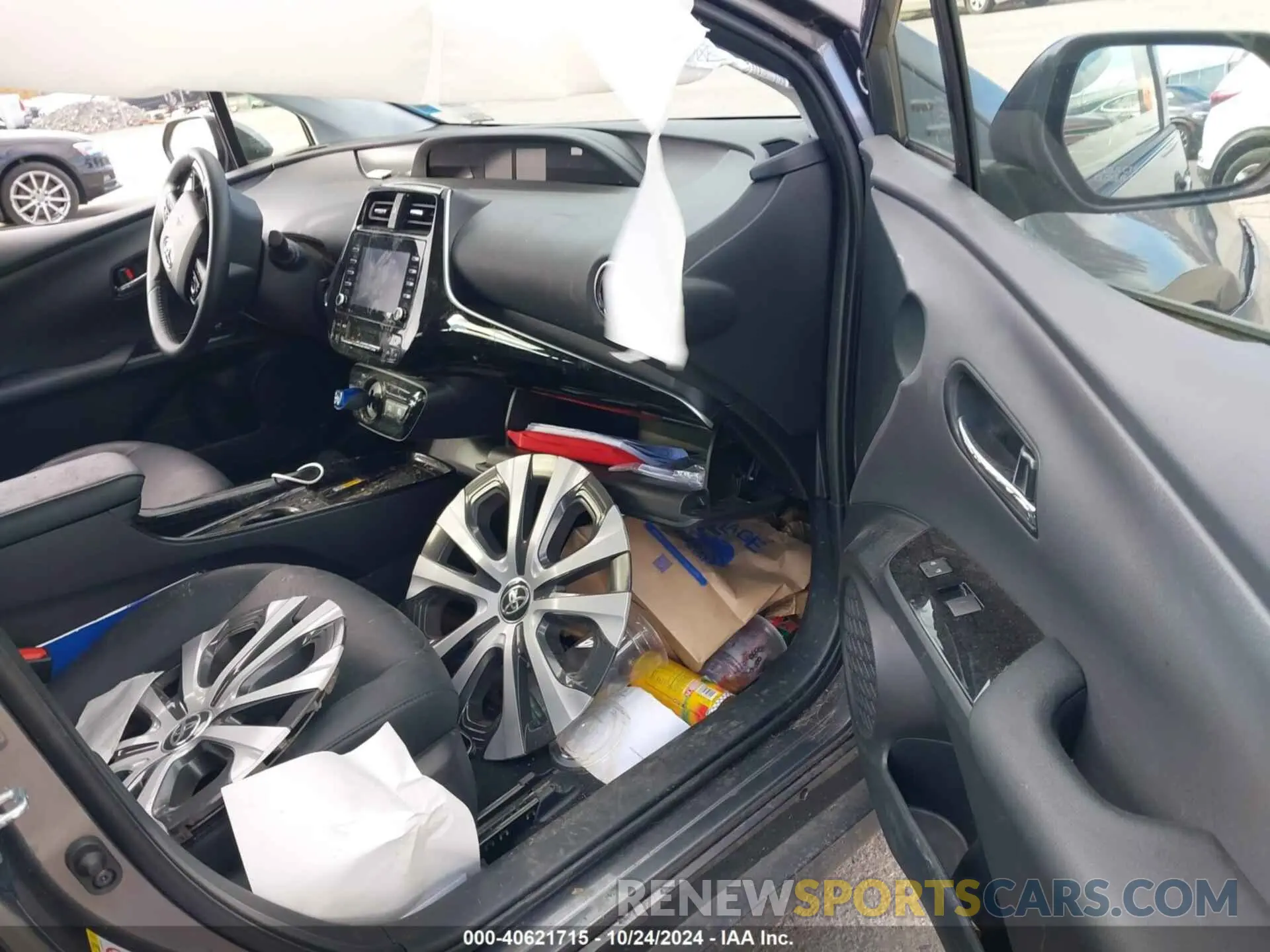 5 fotografías del automóvil dañado JTDL9MFU8N3040157 TOYOTA PRIUS 2022
