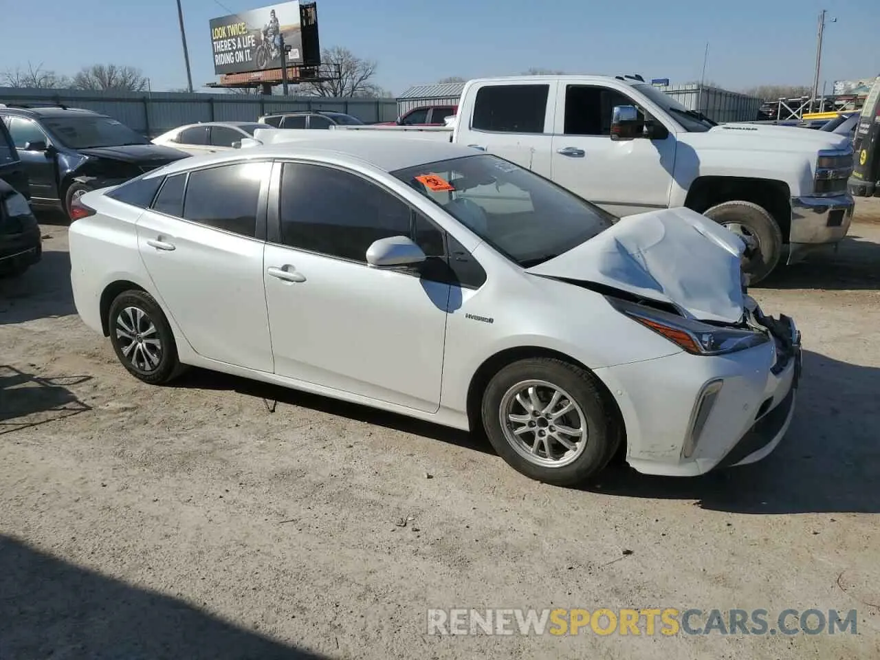 4 fotografías del automóvil dañado JTDL9MFU9N3034254 TOYOTA PRIUS 2022