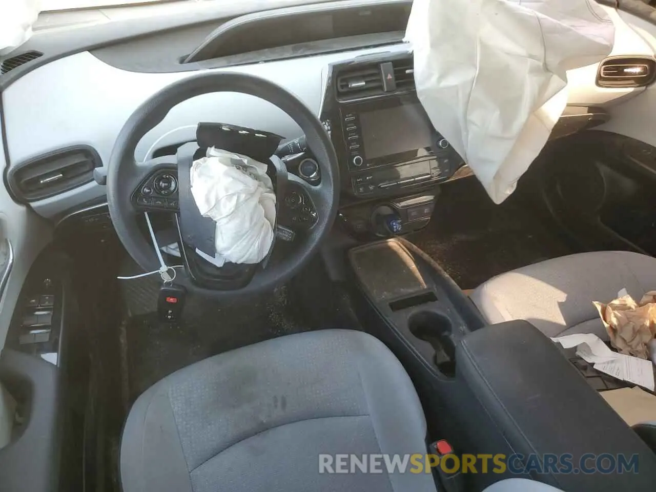 8 fotografías del automóvil dañado JTDL9MFU9N3034254 TOYOTA PRIUS 2022