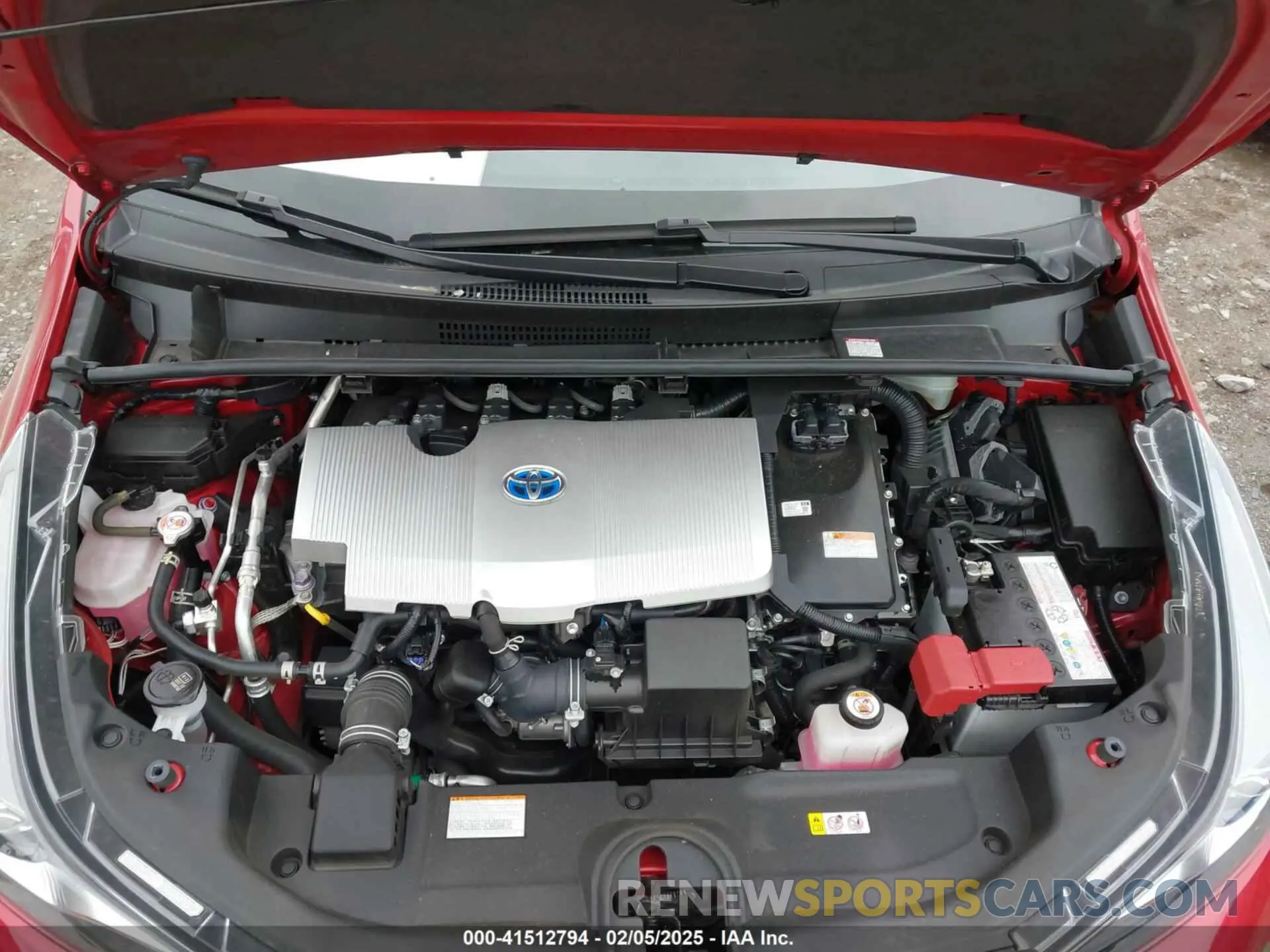 10 fotografías del automóvil dañado JTDL9MFU9N3035002 TOYOTA PRIUS 2022