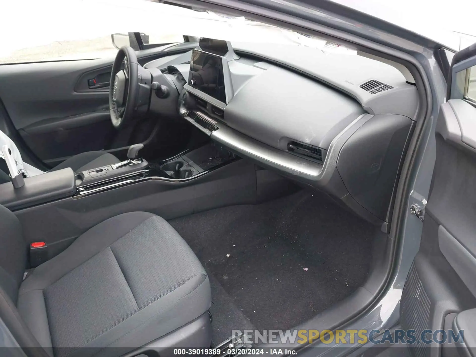 5 fotografías del automóvil dañado JTDACAAU0P3003606 TOYOTA PRIUS 2023