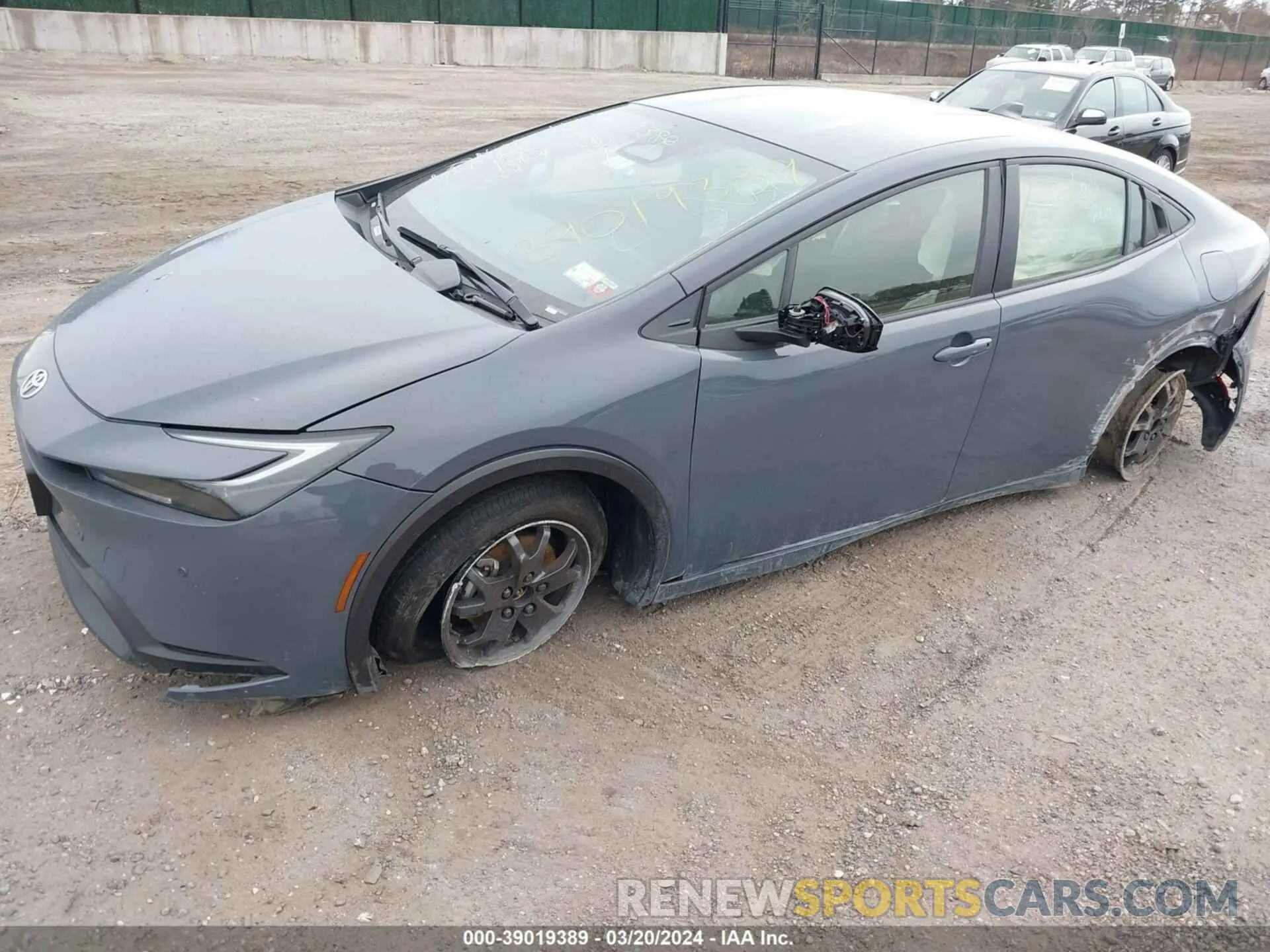6 fotografías del automóvil dañado JTDACAAU0P3003606 TOYOTA PRIUS 2023
