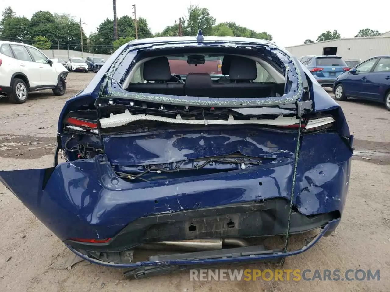 6 fotografías del automóvil dañado JTDACAAU0P3008286 TOYOTA PRIUS 2023