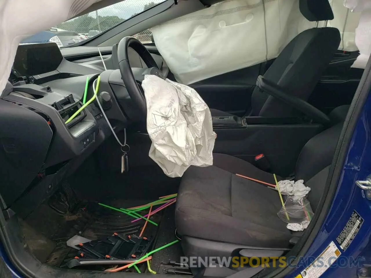 7 fotografías del automóvil dañado JTDACAAU0P3008286 TOYOTA PRIUS 2023