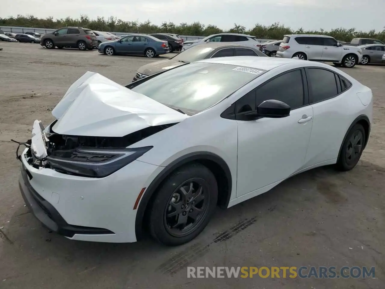 1 fotografías del automóvil dañado JTDACAAU0P3009826 TOYOTA PRIUS 2023