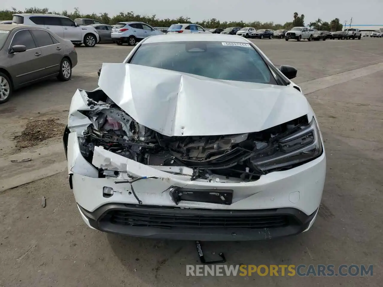 5 fotografías del automóvil dañado JTDACAAU0P3009826 TOYOTA PRIUS 2023
