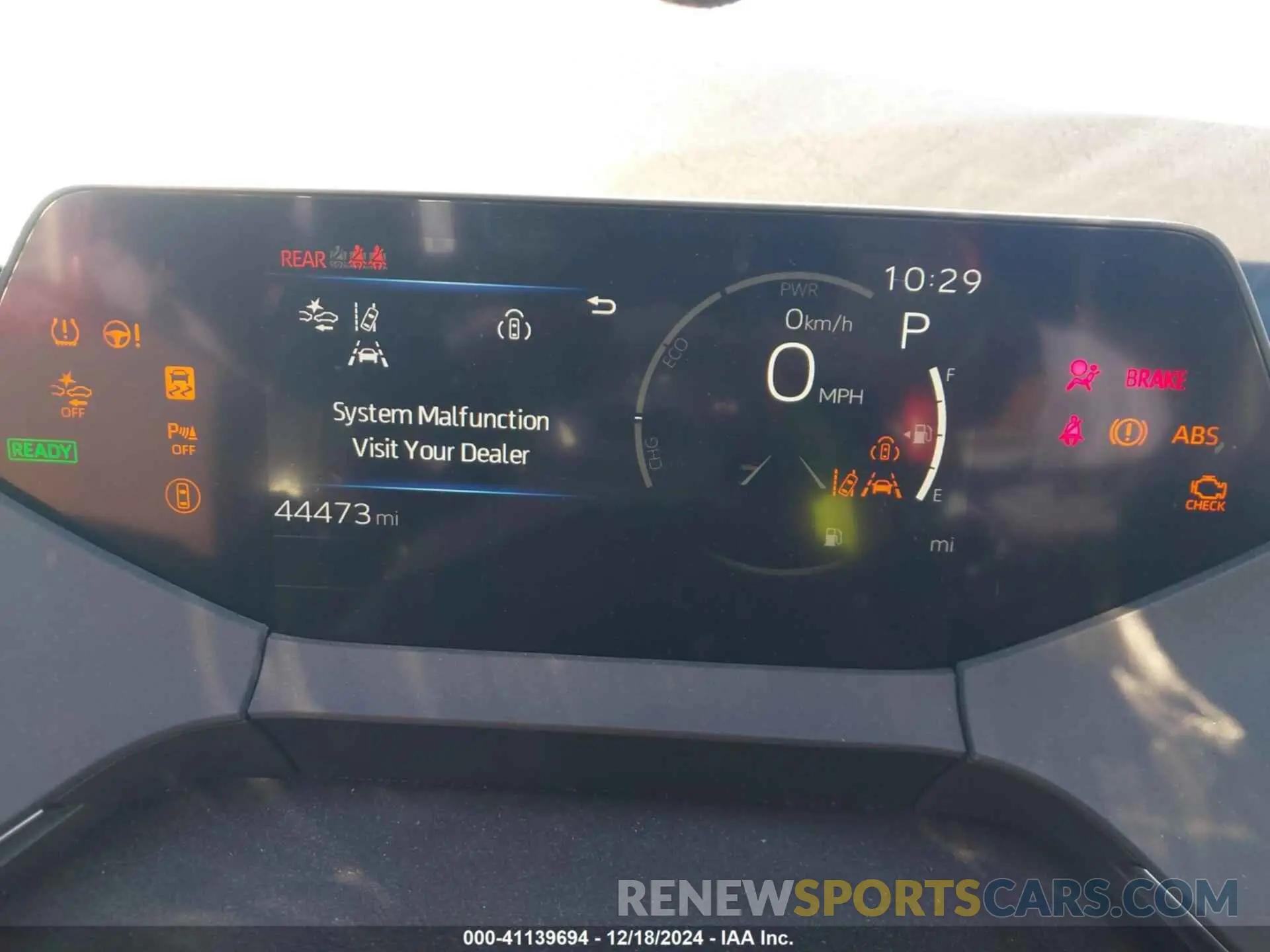 7 fotografías del automóvil dañado JTDACAAU0P3013309 TOYOTA PRIUS 2023