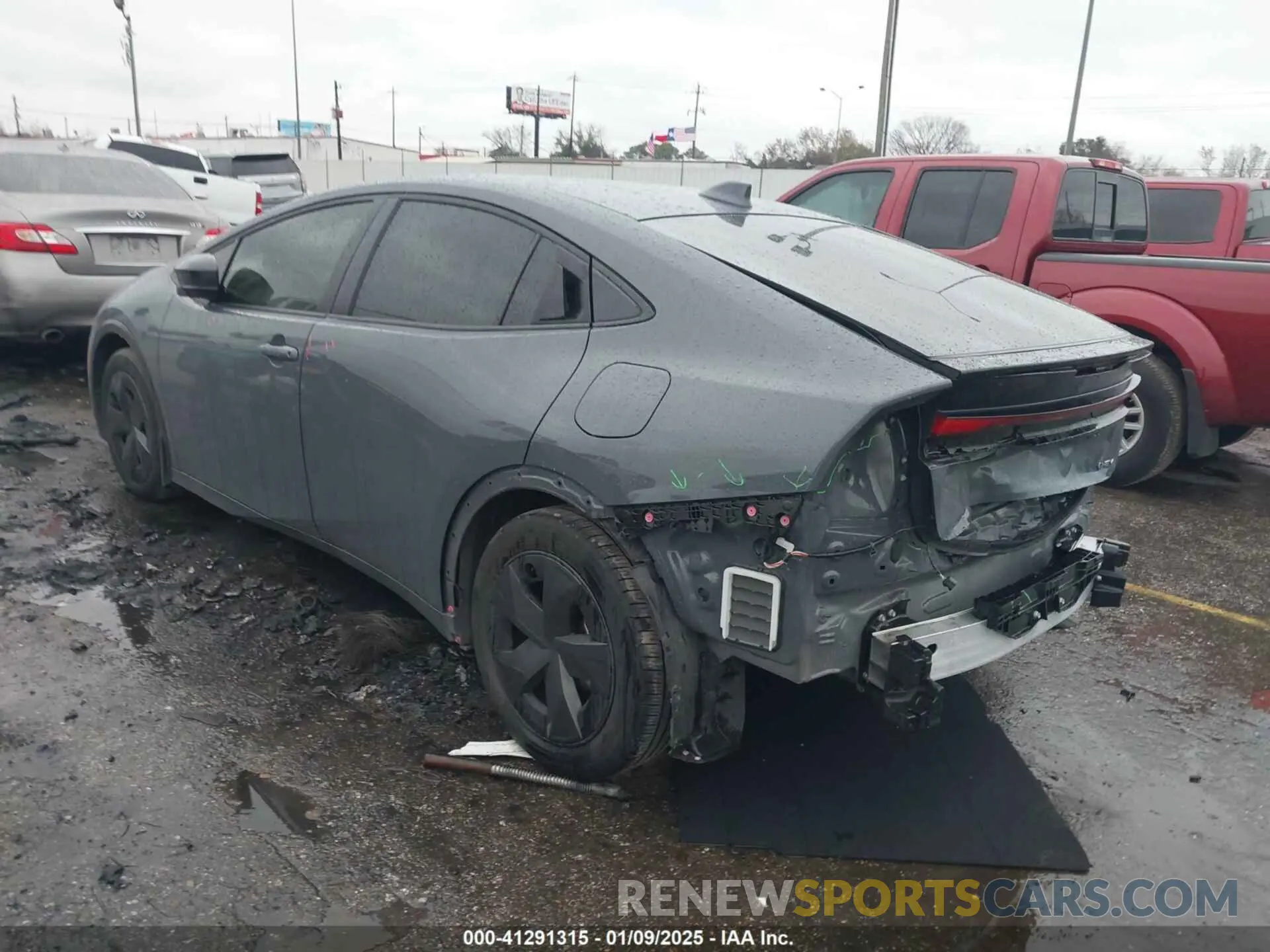 3 fotografías del automóvil dañado JTDACAAU0P3014055 TOYOTA PRIUS 2023