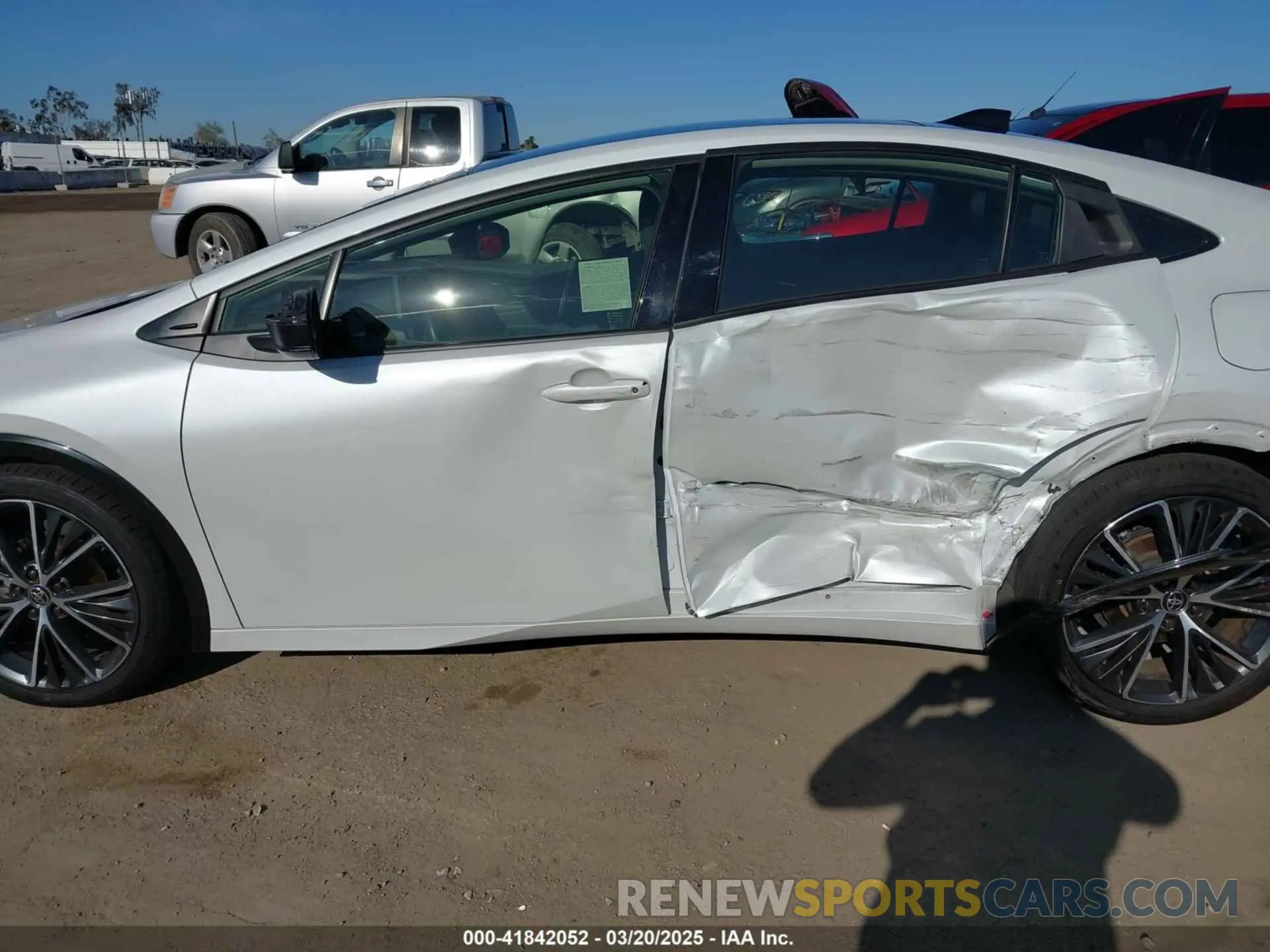 14 fotografías del automóvil dañado JTDACAAU2P3000206 TOYOTA PRIUS 2023