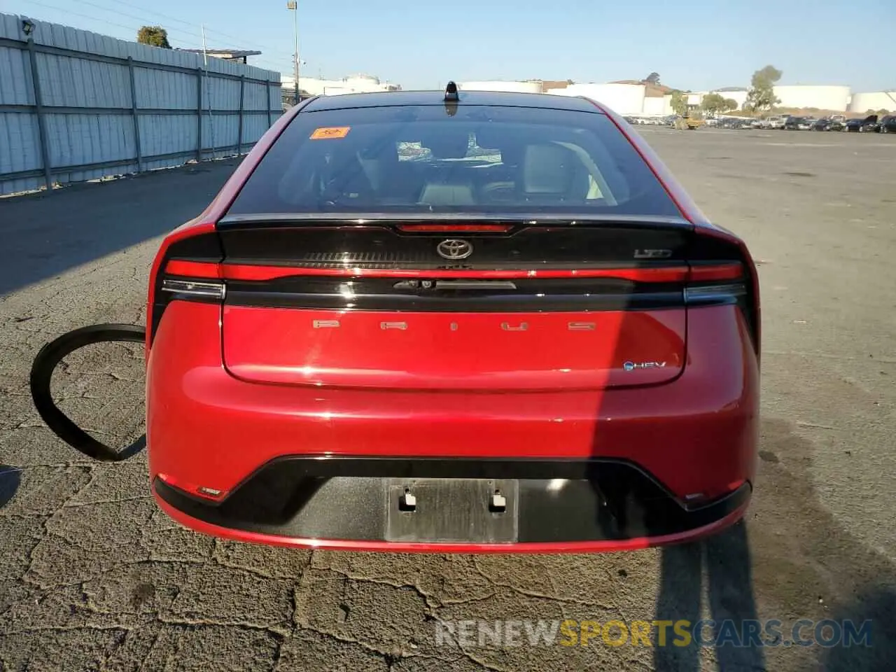 6 fotografías del automóvil dañado JTDACAAU3P3005009 TOYOTA PRIUS 2023