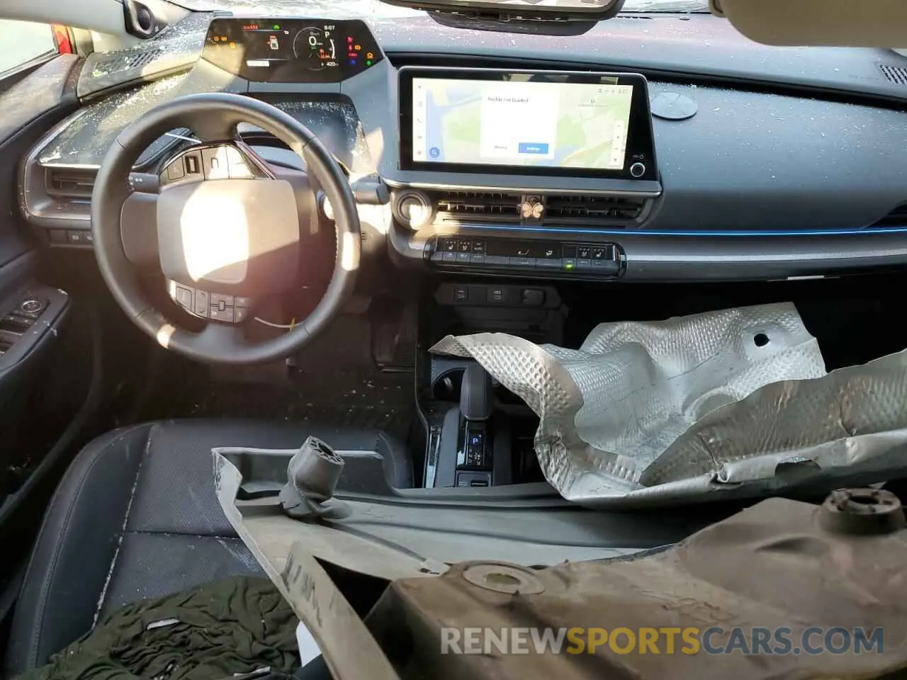 8 fotografías del automóvil dañado JTDACAAU3P3005009 TOYOTA PRIUS 2023