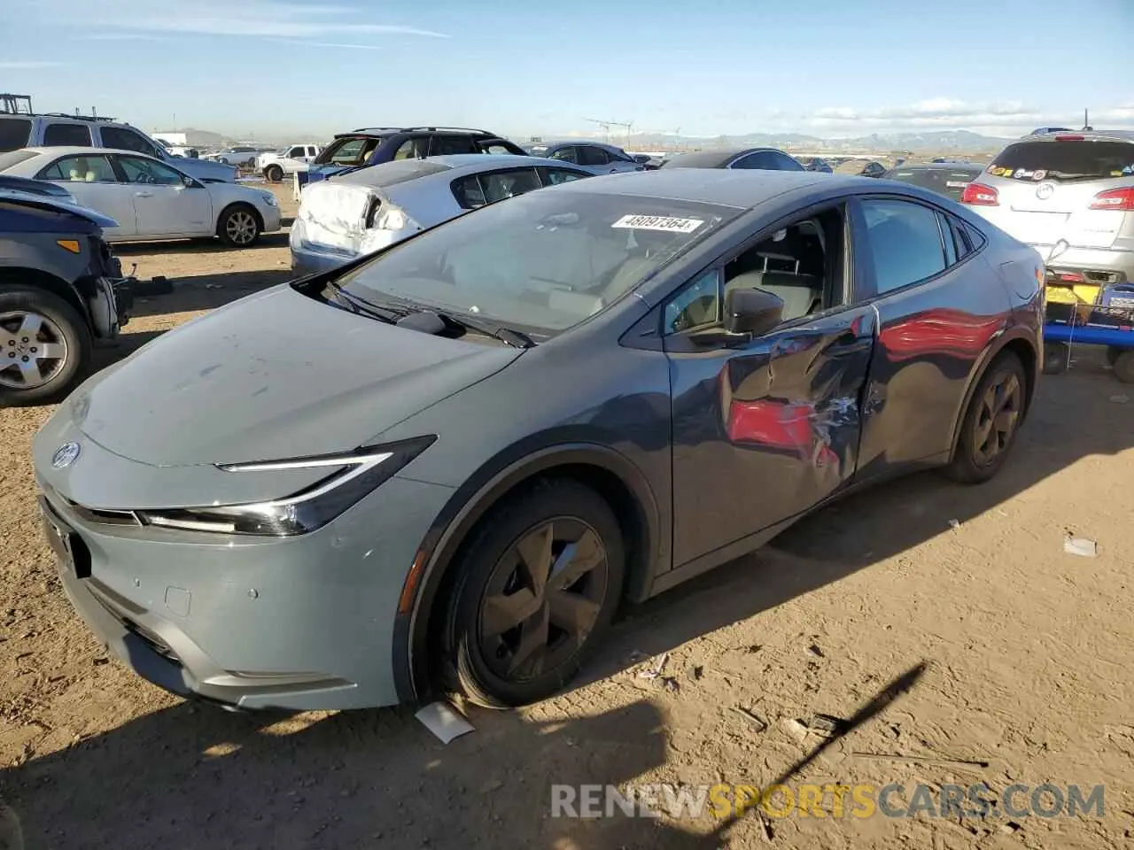 1 fotografías del automóvil dañado JTDACAAU3P3008377 TOYOTA PRIUS 2023
