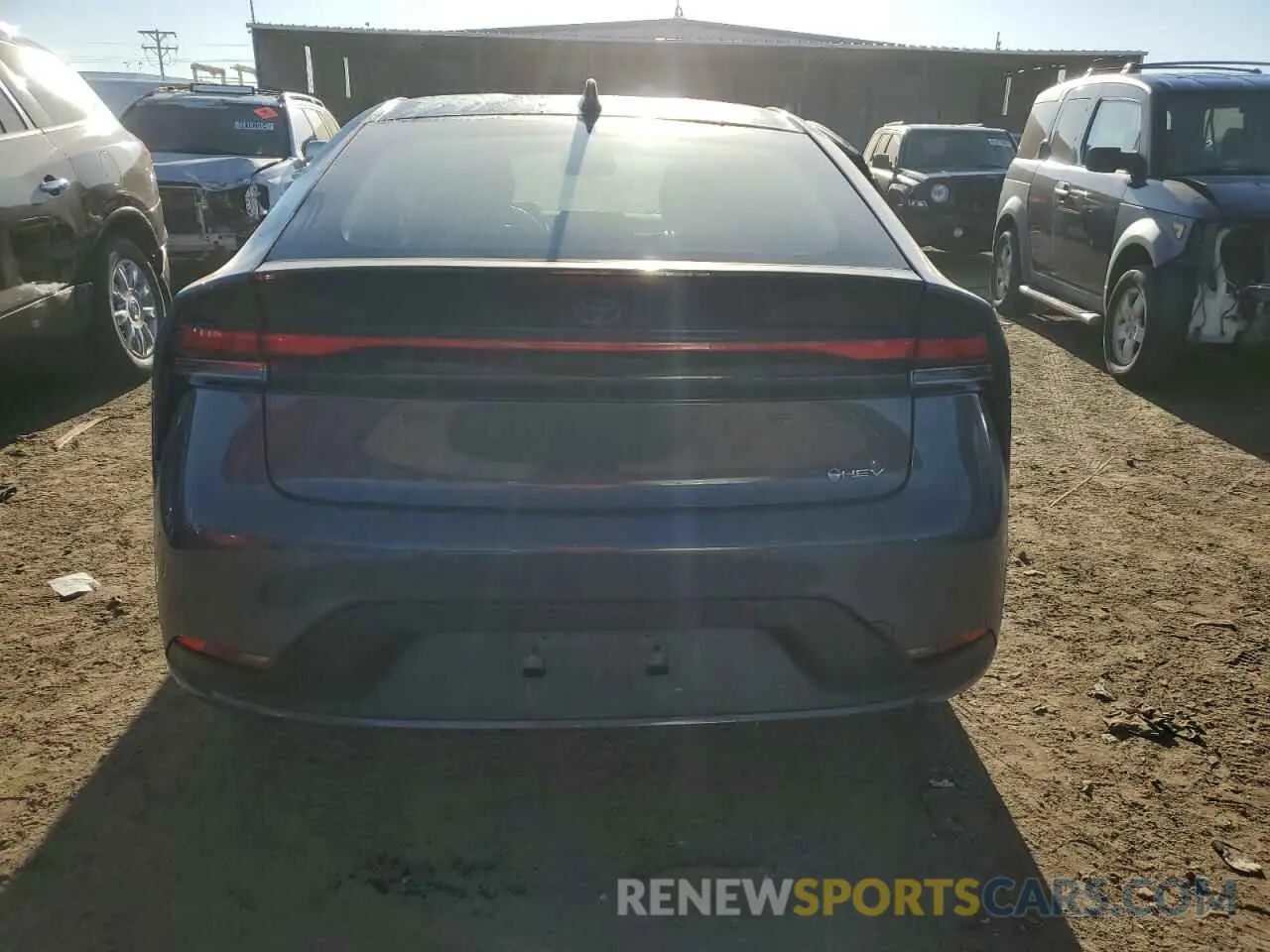 6 fotografías del automóvil dañado JTDACAAU3P3008377 TOYOTA PRIUS 2023
