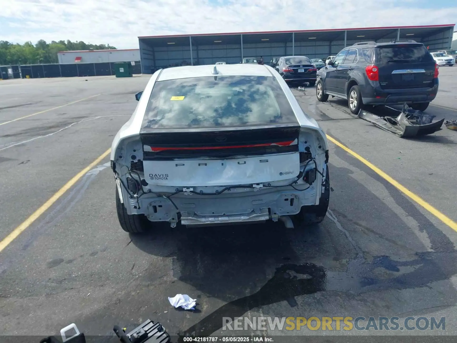 17 fotografías del automóvil dañado JTDACAAU4P3003995 TOYOTA PRIUS 2023