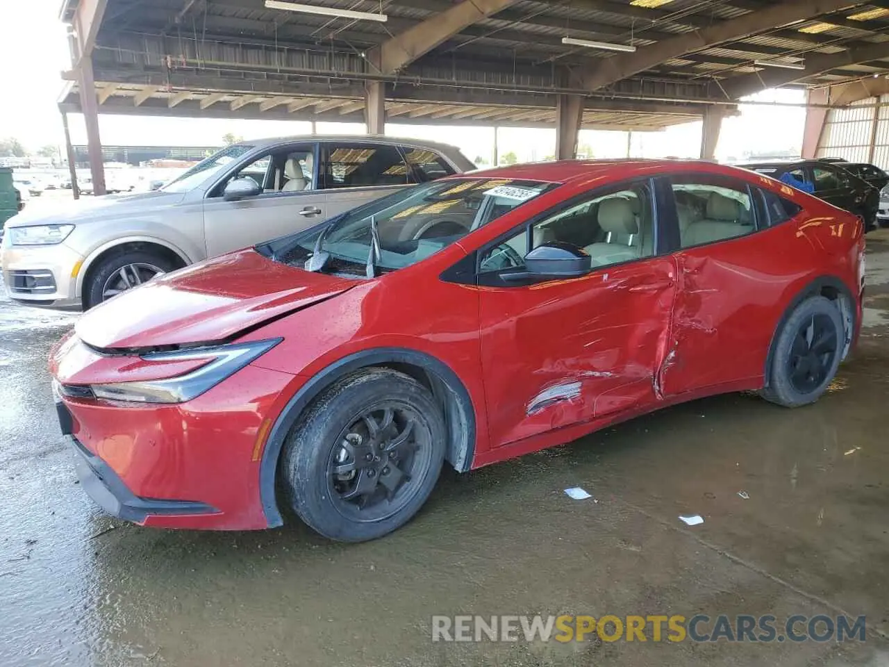 1 fotografías del automóvil dañado JTDACAAU4P3005889 TOYOTA PRIUS 2023