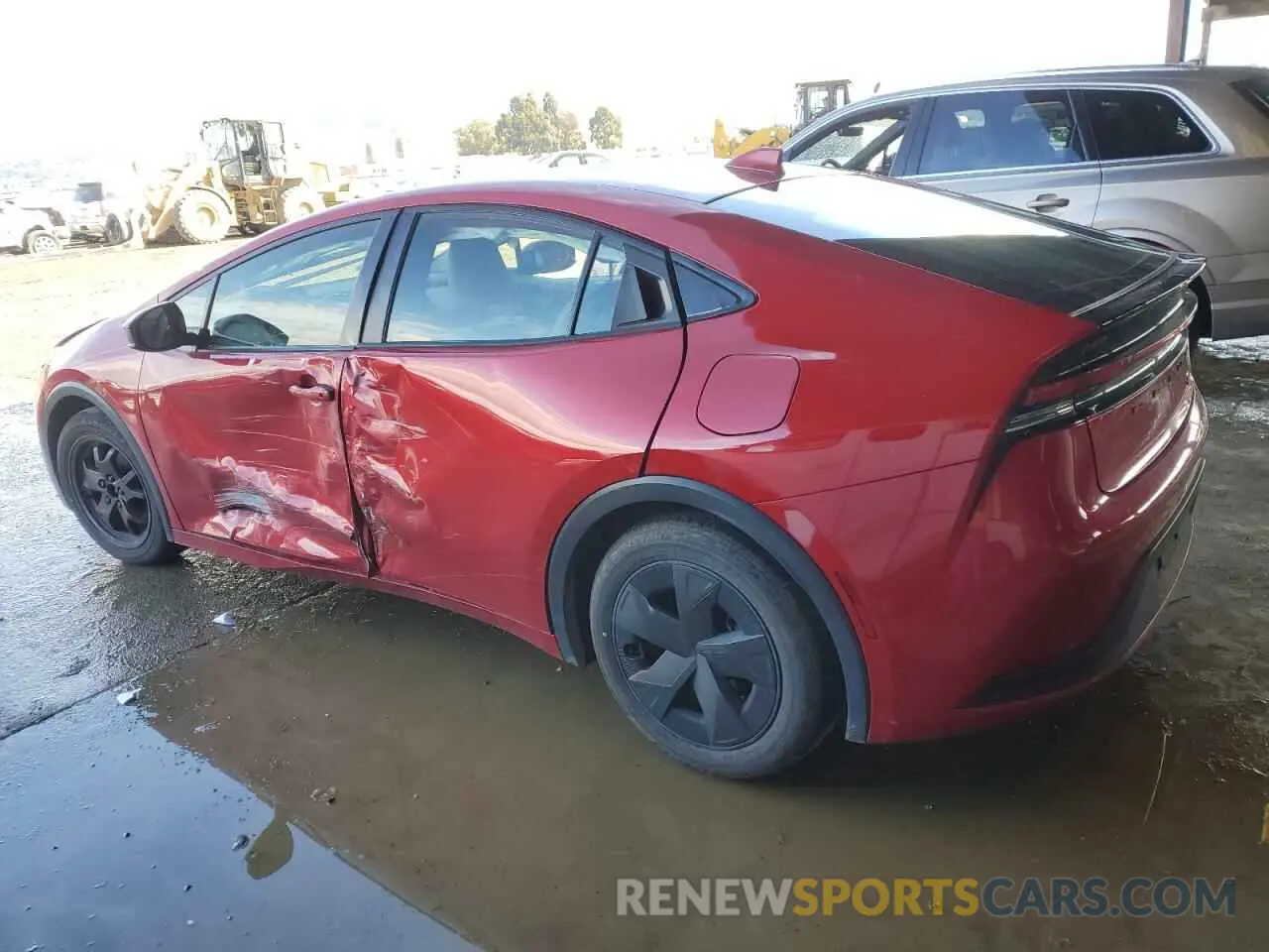 2 fotografías del automóvil dañado JTDACAAU4P3005889 TOYOTA PRIUS 2023