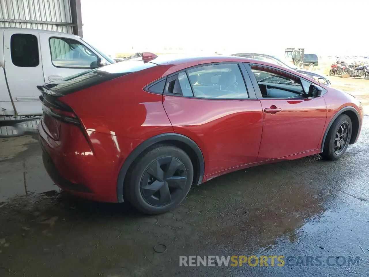 3 fotografías del automóvil dañado JTDACAAU4P3005889 TOYOTA PRIUS 2023
