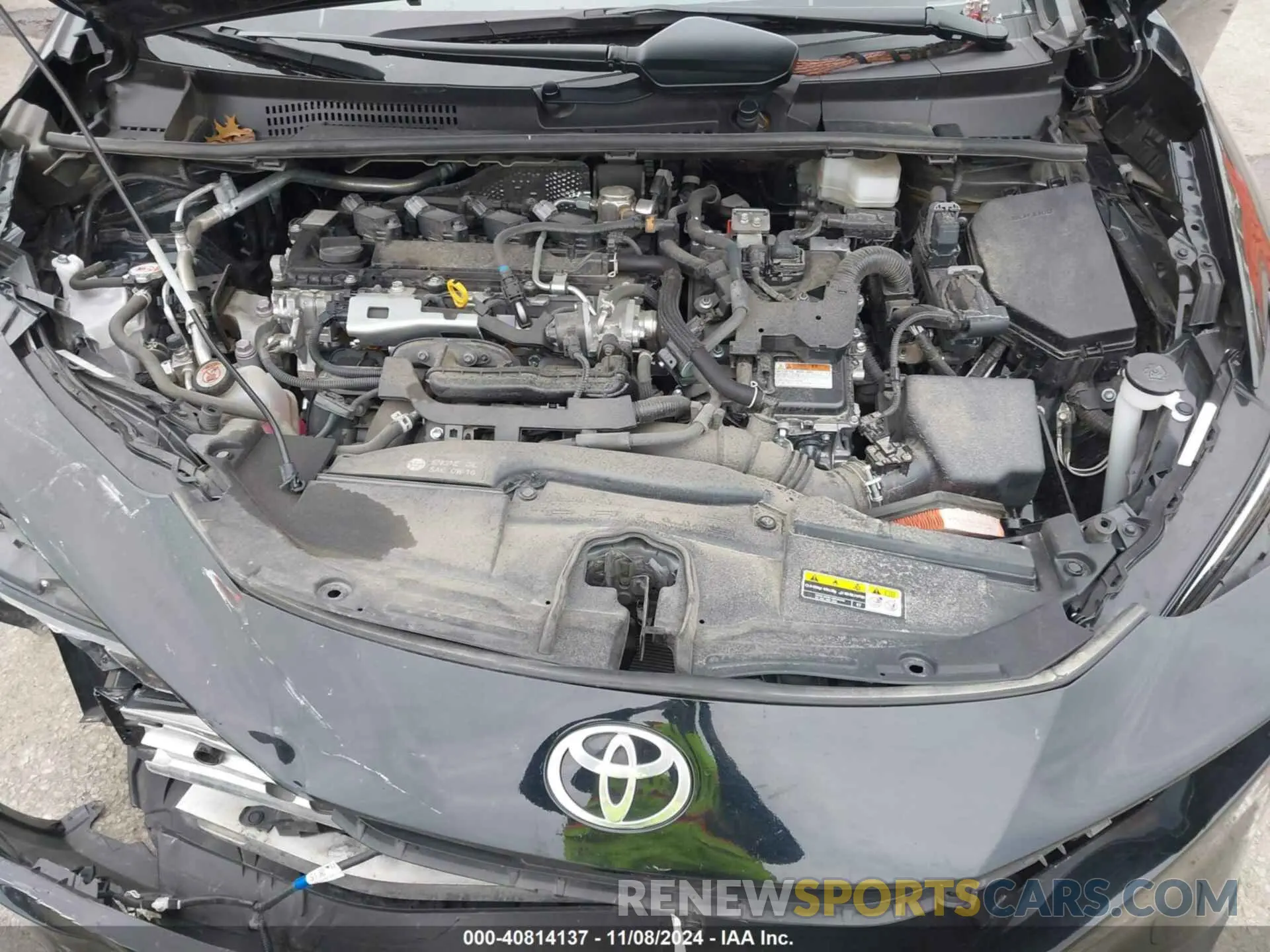 10 fotografías del automóvil dañado JTDACAAU4P3009537 TOYOTA PRIUS 2023