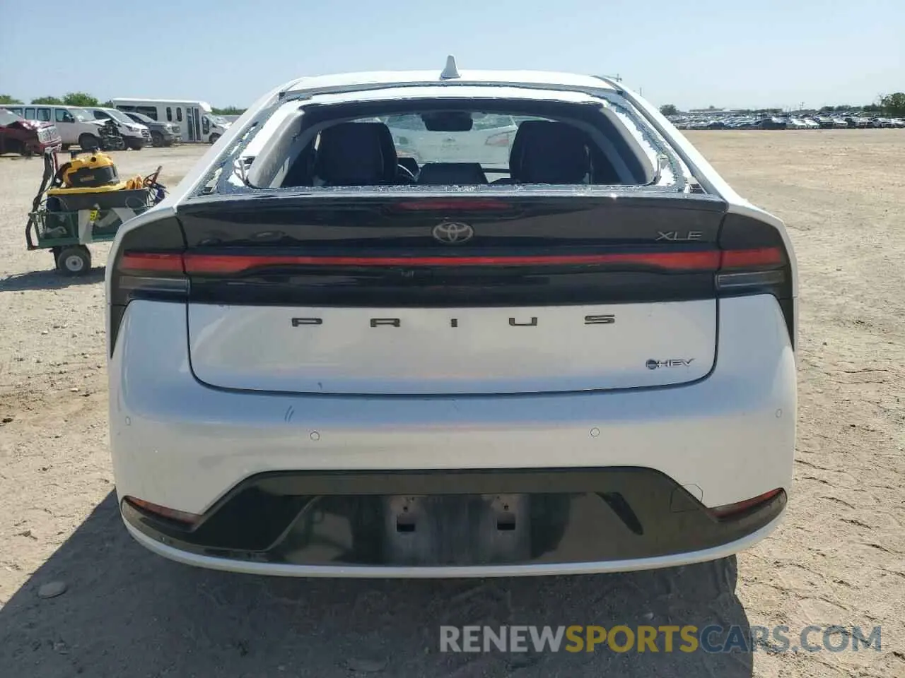 6 fotografías del automóvil dañado JTDACAAU4P3011045 TOYOTA PRIUS 2023