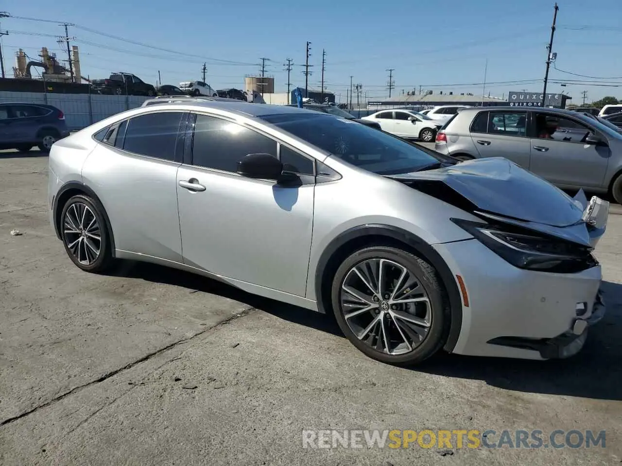 4 fotografías del automóvil dañado JTDACAAU5P3006520 TOYOTA PRIUS 2023