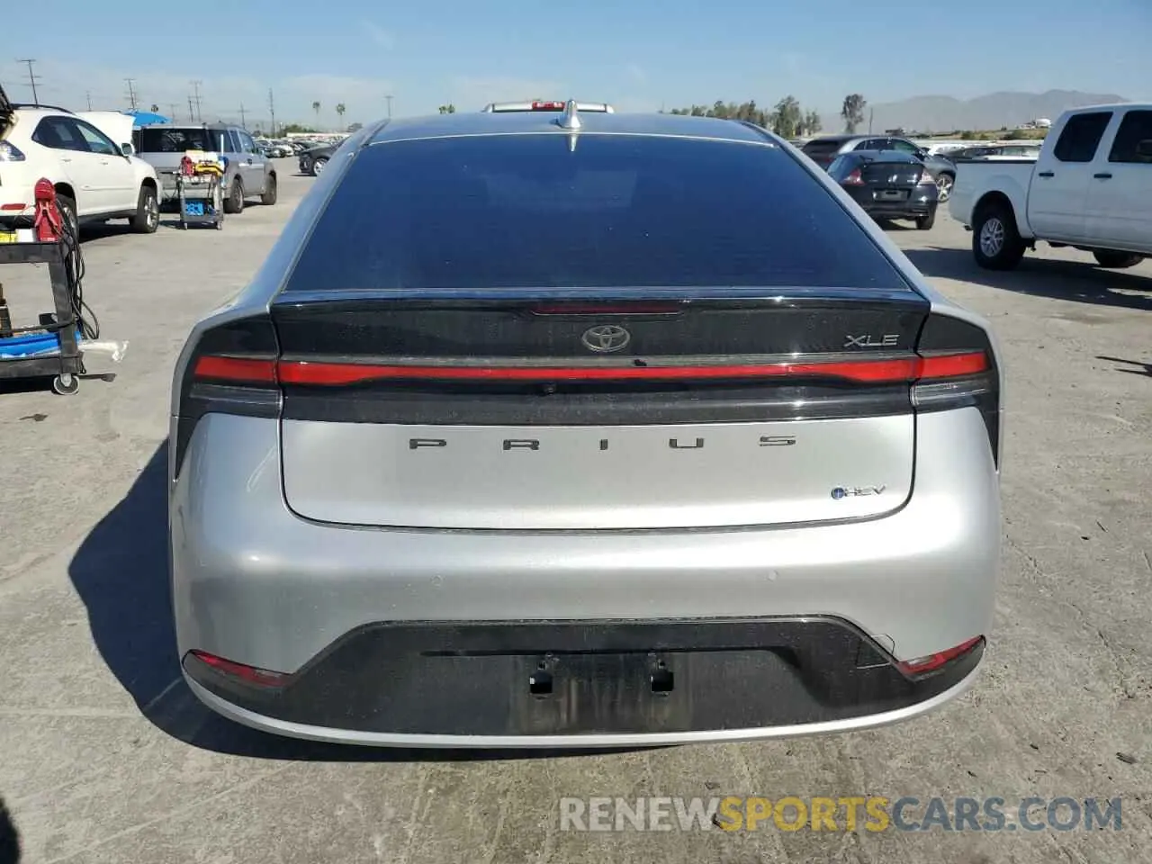 6 fotografías del automóvil dañado JTDACAAU5P3006520 TOYOTA PRIUS 2023