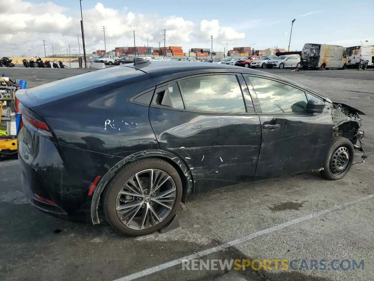 3 fotografías del automóvil dañado JTDACAAU5P3013760 TOYOTA PRIUS 2023