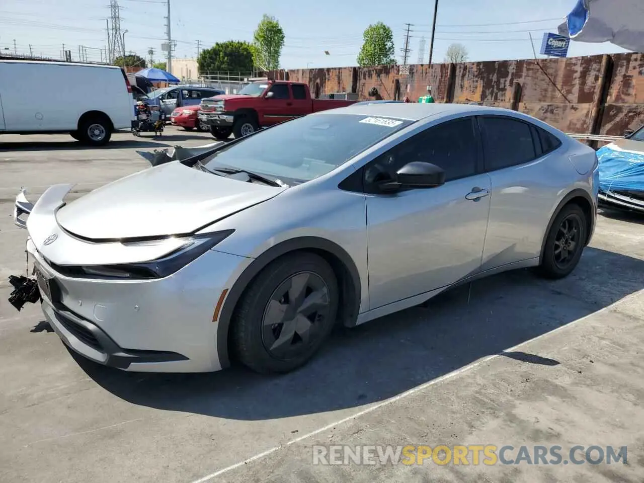 1 fotografías del automóvil dañado JTDACAAU5P3014147 TOYOTA PRIUS 2023