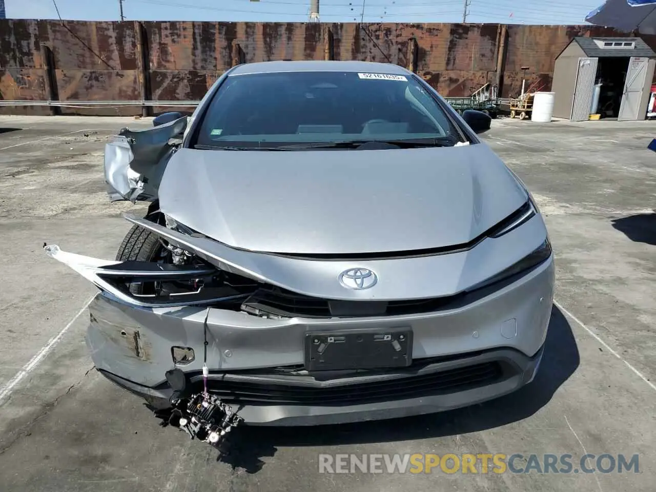 5 fotografías del automóvil dañado JTDACAAU5P3014147 TOYOTA PRIUS 2023