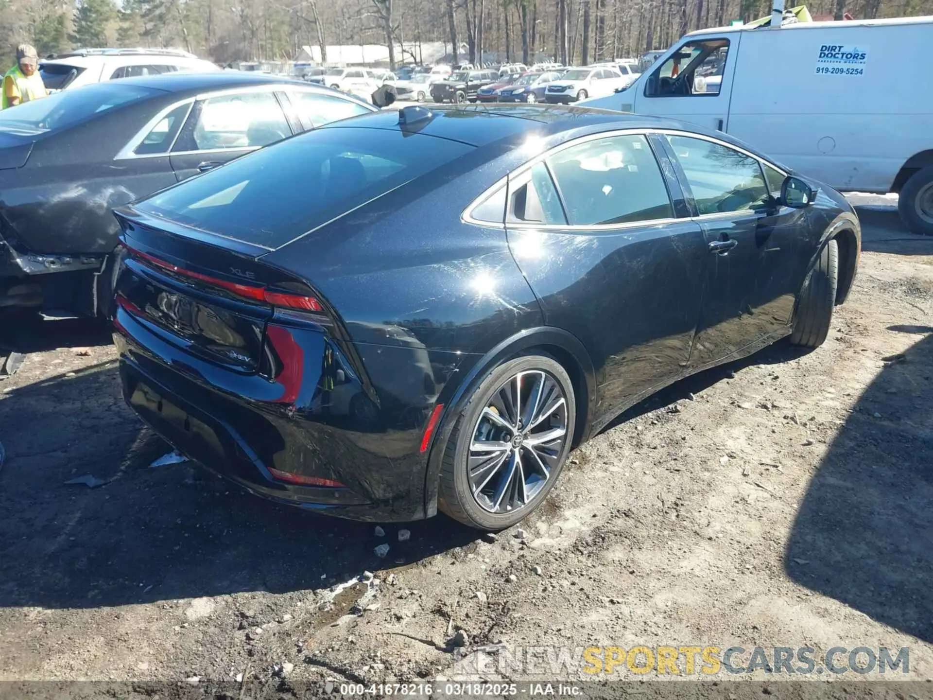 4 fotografías del automóvil dañado JTDACAAU6P3000659 TOYOTA PRIUS 2023
