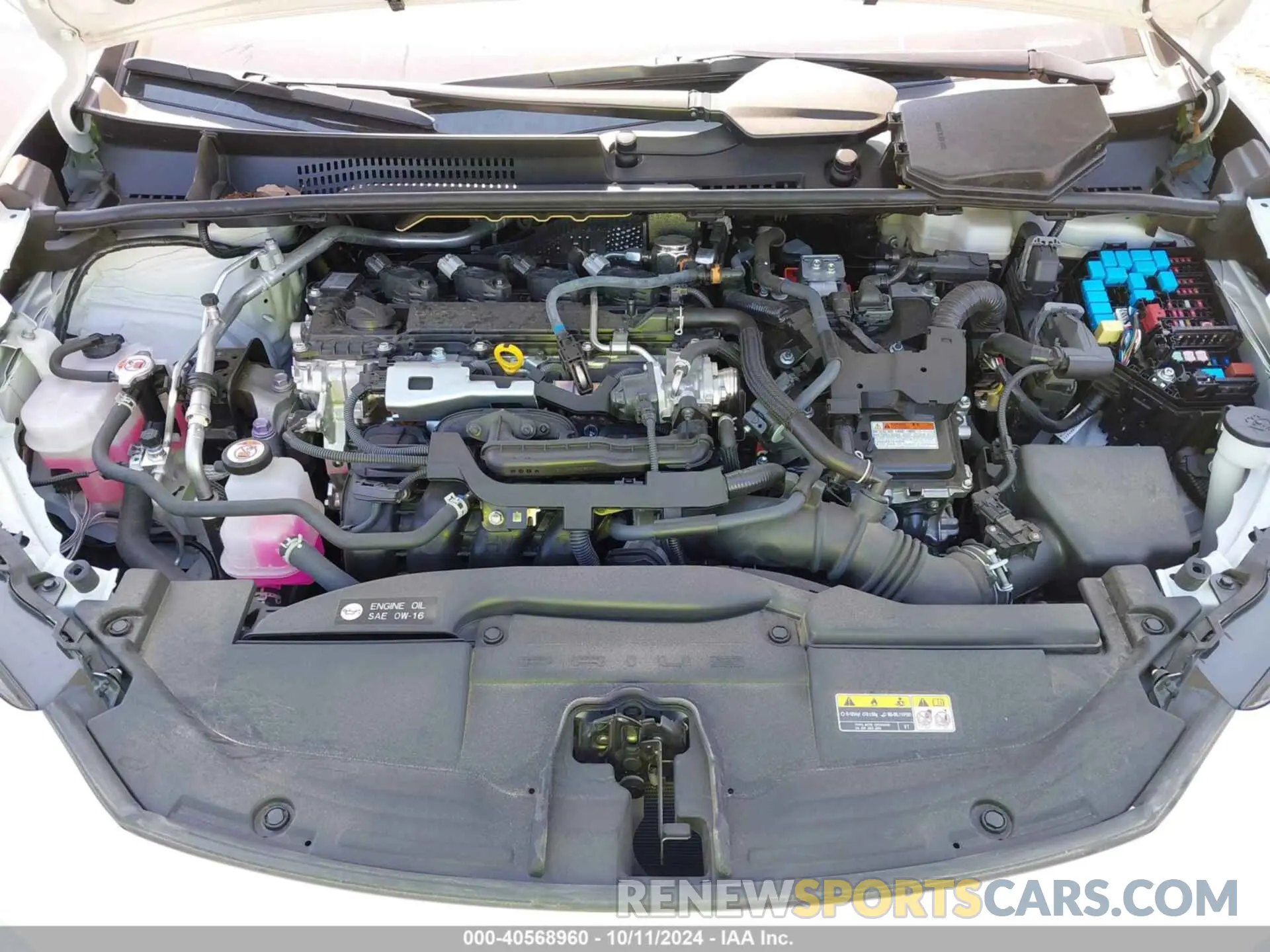 10 fotografías del automóvil dañado JTDACAAU6P3011869 TOYOTA PRIUS 2023