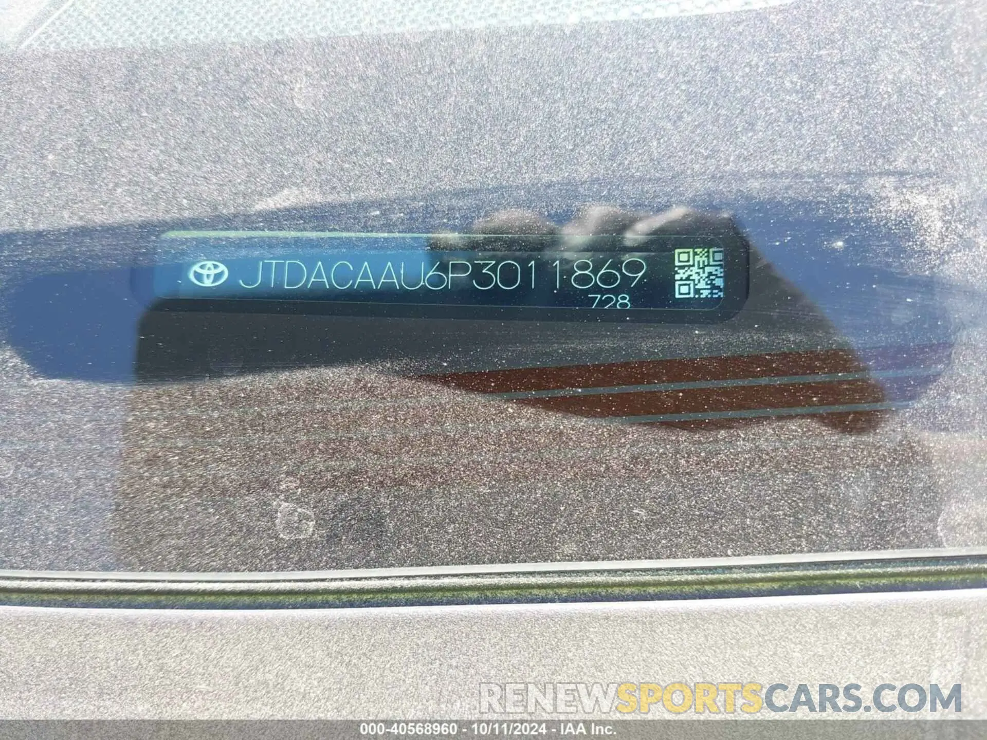 9 fotografías del automóvil dañado JTDACAAU6P3011869 TOYOTA PRIUS 2023