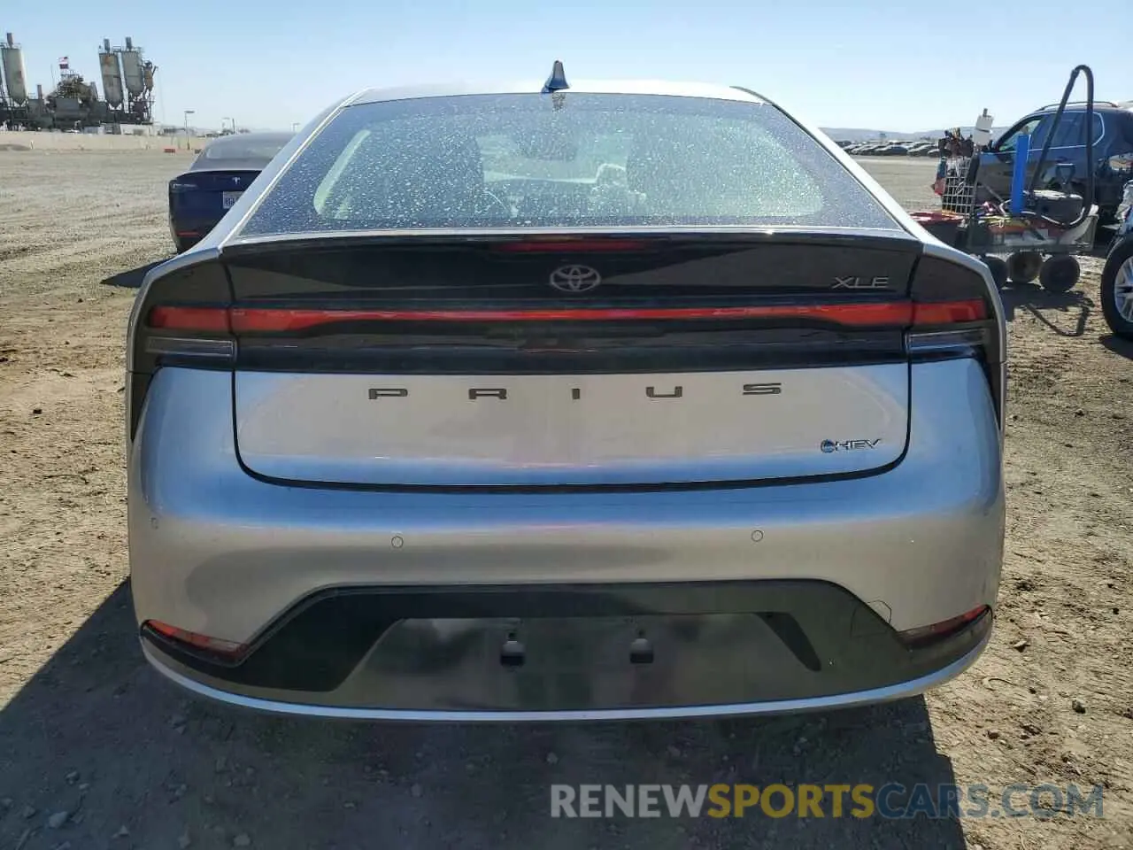 6 fotografías del automóvil dañado JTDACAAU8P3007919 TOYOTA PRIUS 2023