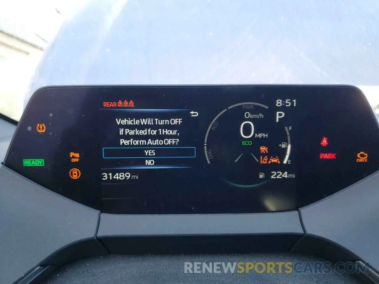 9 fotografías del automóvil dañado JTDACAAU8P3008035 TOYOTA PRIUS 2023