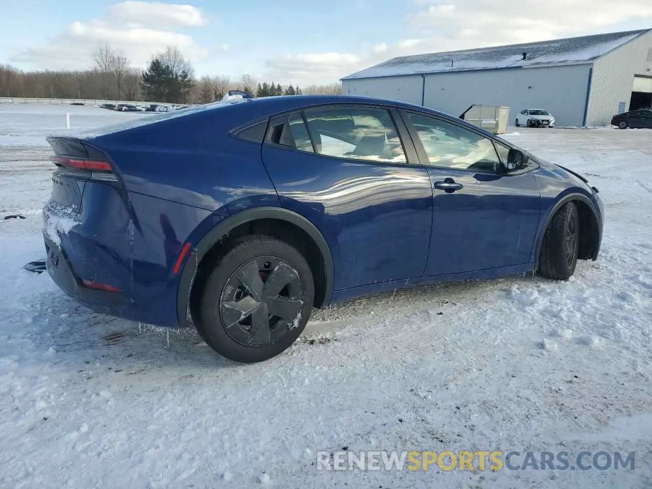 3 fotografías del automóvil dañado JTDACAAUXP3000700 TOYOTA PRIUS 2023