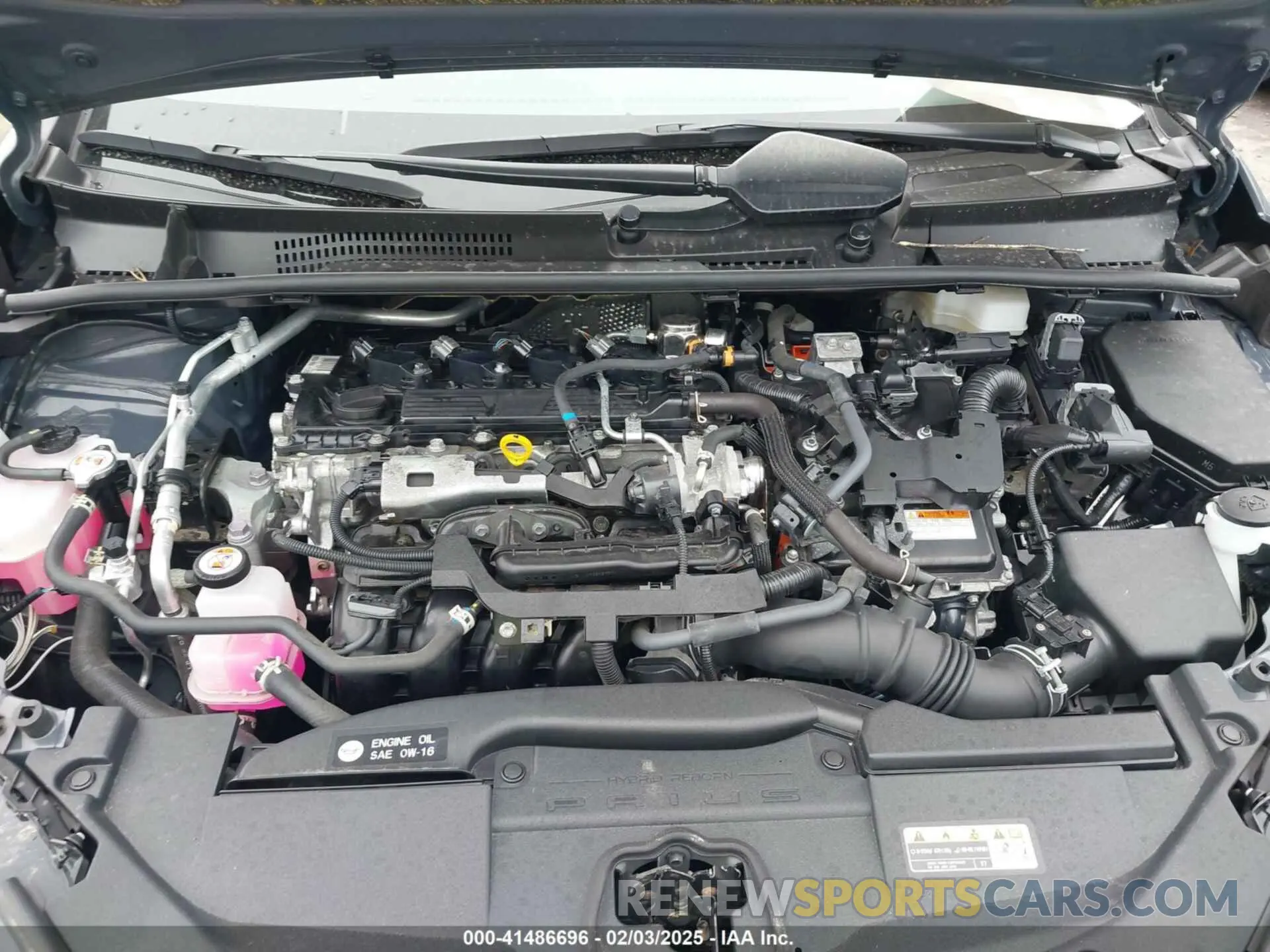 10 fotografías del automóvil dañado JTDACAAUXP3000714 TOYOTA PRIUS 2023