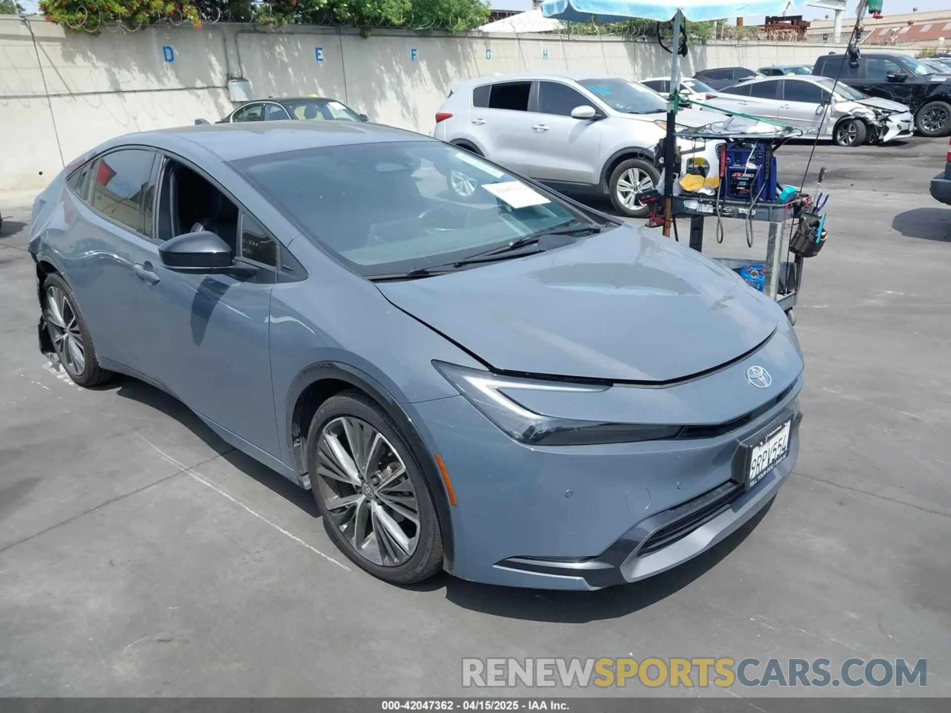 1 fotografías del automóvil dañado JTDACAAUXP3006206 TOYOTA PRIUS 2023