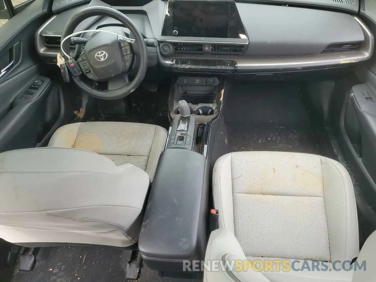 8 fotografías del automóvil dañado JTDACAAUXP3007887 TOYOTA PRIUS 2023