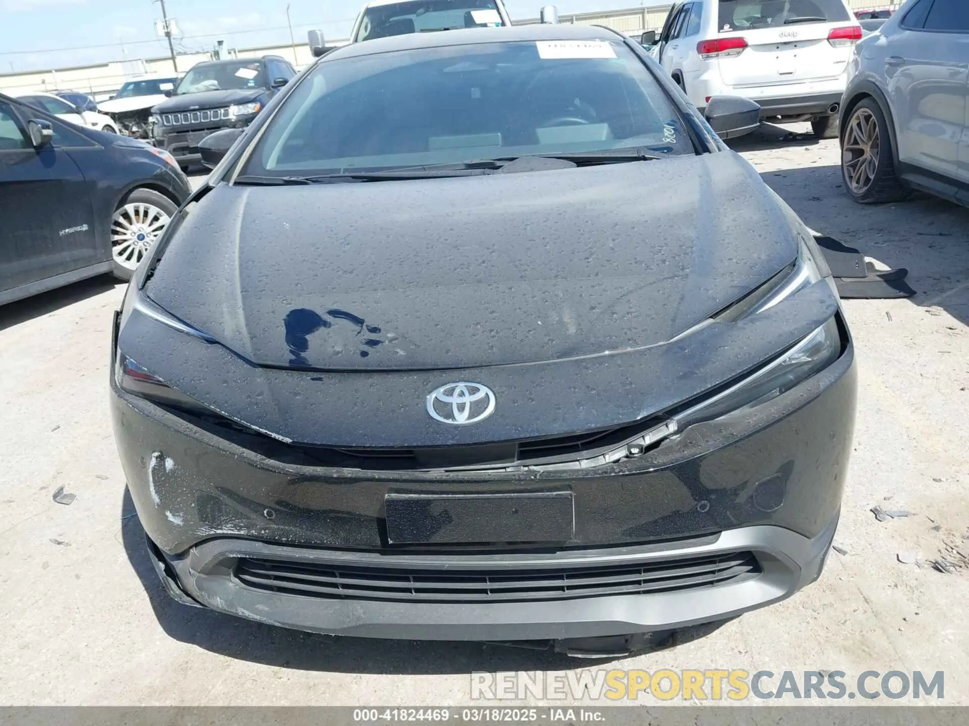 12 fotografías del automóvil dañado JTDACAAUXP3008201 TOYOTA PRIUS 2023