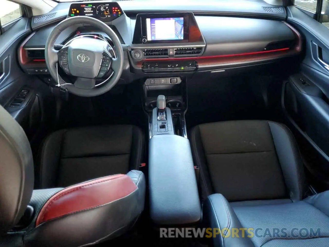 8 fotografías del automóvil dañado JTDACACU2P3010179 TOYOTA PRIUS 2023